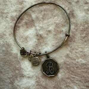 Alex & Ani Silver Charm Bangle Bracelet